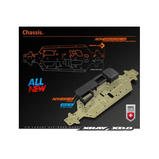 Xray Xb8 2020 - 1/8 Luxury Nitro Off-Road Car