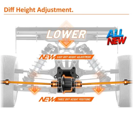 Xray Xb8 2023 - 1/8 Luxury Nitro Off-Road Car