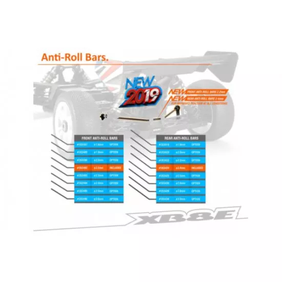 Xray Xb8E 2019 1Op8 Luxury Electric Offroad Car Bouwdoos