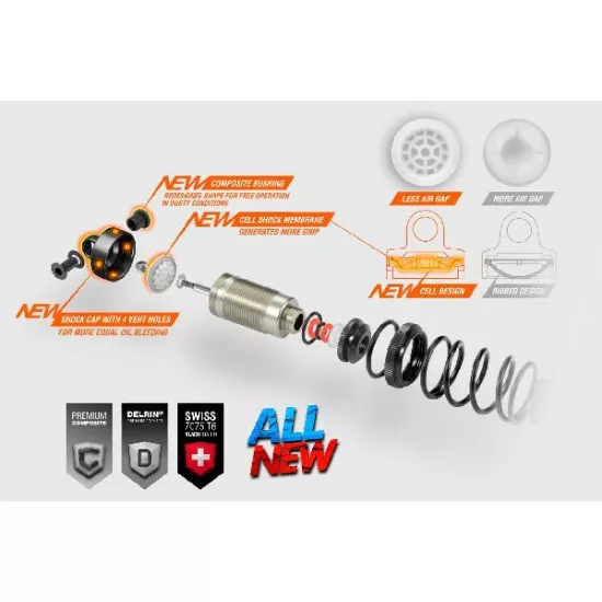 XRAY GTX8.2 - 1/8 LUXURY NITRO ON-ROAD GT CAR