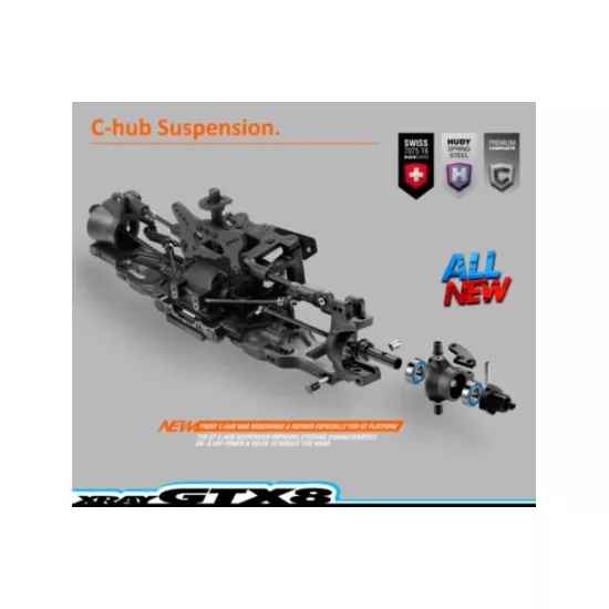 Xray Gtx8.3 1/8 Luxury Nitro On-Road Gt Car