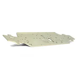 XB9'13 ALU CHASSIS - SWISS 7075 T6 (3MM) - HARD COATED, X351107