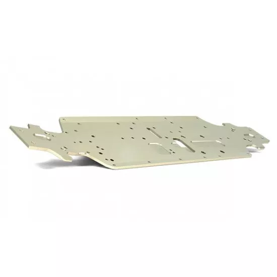 XB9'13 ALU CHASSIS - SWISS 7075 T6 (3MM) - HARD COATED, X351107