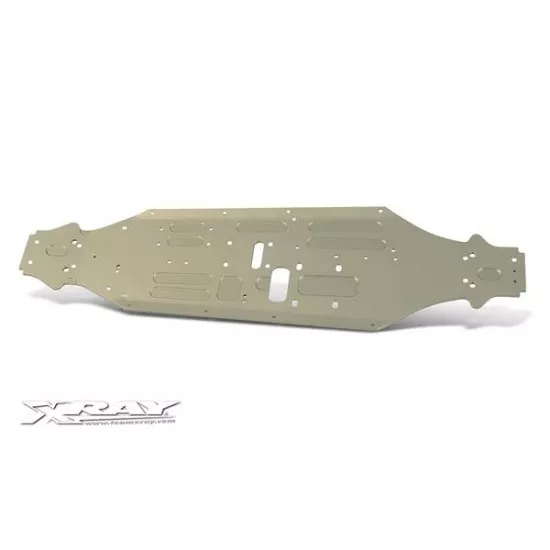 XT8 Alu Chassis - Long - Hardcoated Swiss 7075 T6 (3Mm), X351121