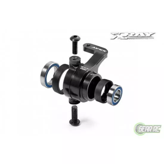 XB808 ALU STEERING BLOCK LEFT - 5> KING-PIN - SET, X352267