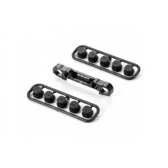 XB808 Alu Front Lower Susp. Holder - Front - Square Adj. Rol, X352323