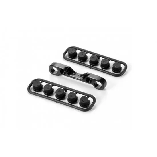 XB808 Alu Front Lower Susp. Holder - Rear - Square Adj. Rol, X352324