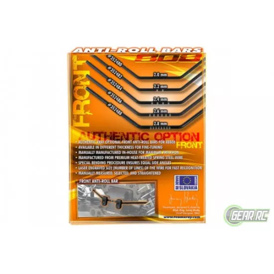 XB808 Front Anti-Roll Bar 2.0mm, X352480