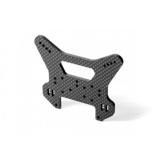 XB8 GRAPHITE REAR SHOCK TOWER - CNC MACHINED 3.5 MM, X353052
