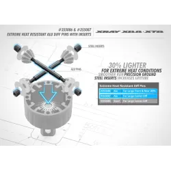 Extreme Heat Resistant Center Alu Diff Pin With Inserts (2+4)