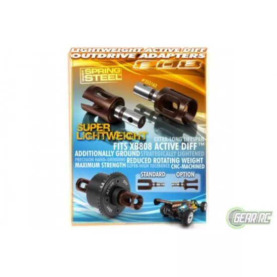 XB808 Active Diff Outdrive Adapter Lightweight (2) Hudy Spr, X355162