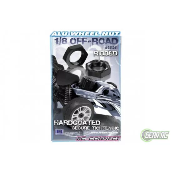 Wheel Nut Ribbed Hard Coated (2)