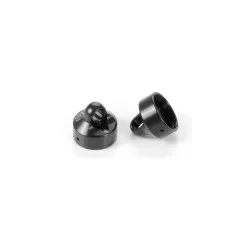 Xb8 Alu Shock Cap Nut - Swiss 7075 T6 - Black Coated (2)