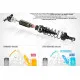 XB8 FRONT SHOCK ABSORBERS ZERO REBOUND  COMPLETE SET (2)
