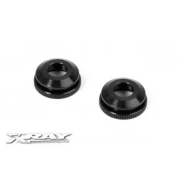 XB9 ALU SHOCK BODY NUT FOR SHOCK BOOT (2)