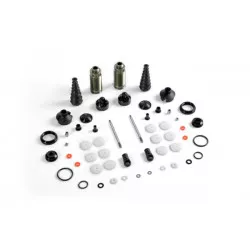 XB8'16 REAR SHOCK ABSORBERS + BOOTS COMPLETE SET (2), X358206