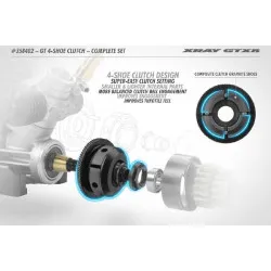 GT 4-SHOE CLUTCH - COMPLETE SET, X358402