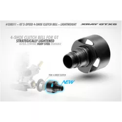 Gt 2-Speed 4-Shoe Clutch Bell - Lightweight