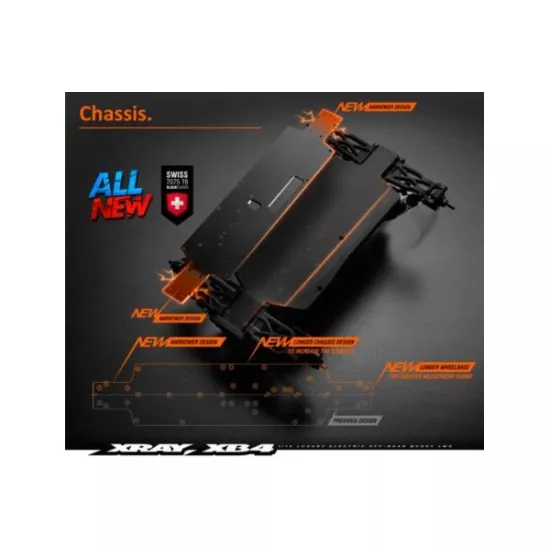 Xray Xb4 2020 - 4Wd 1/10 Electric Off-Road Car