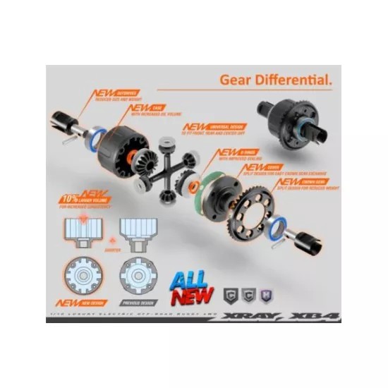 Xray Xb4 2020 - 4Wd 1/10 Electric Off-Road Car