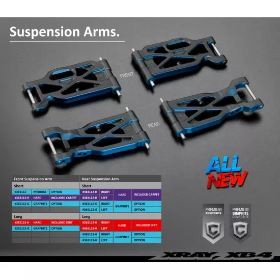 Xray Xb4C'21 - 4Wd 1/10 Electric Off-Road Car - Carpet Edition