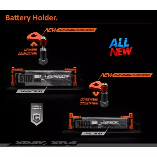 Xray Xb4C'21 - 4Wd 1/10 Electric Off-Road Car - Carpet Edition