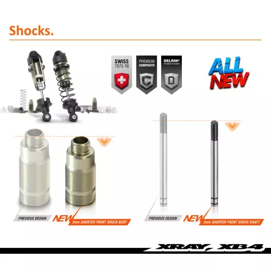 Xray Xb4C'21 - 4Wd 1/10 Electric Off-Road Car - Carpet Edition