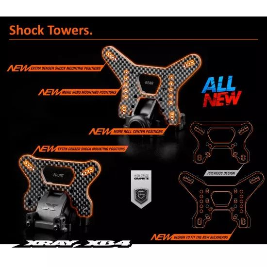Xray Xb4C'21 - 4Wd 1/10 Electric Off-Road Car - Carpet Edition