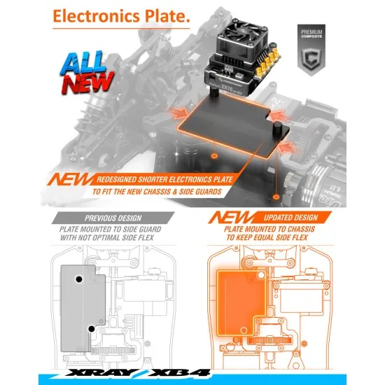 Xray Xb4C 2022 - 4Wd 1/10 Electric Off-Road Car - Dirt Edition