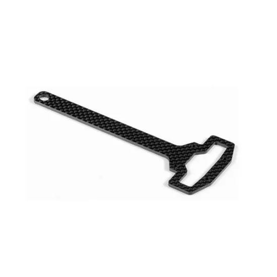 Graphite Front Upper Deck 2.0mm - 2WD, X361162