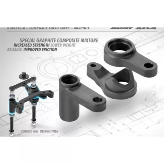 Xray XB4 Composite Servo Saver Graphite
