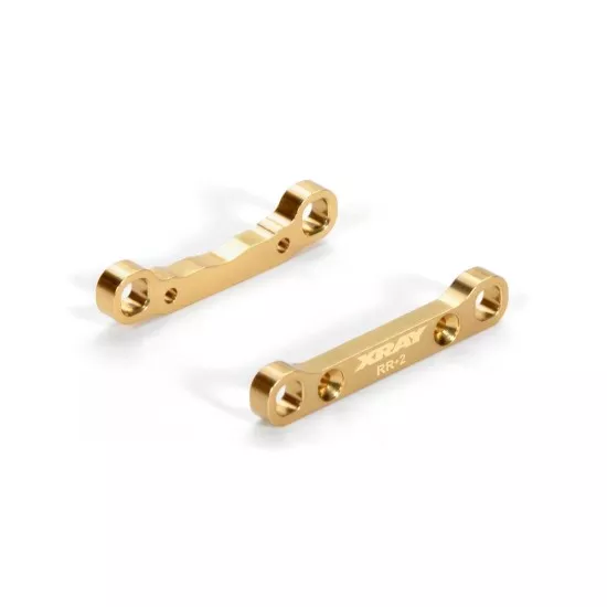 Brass Rear Lower Suspension Holder Set +2 - Rr+Rf, X363313