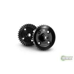 ALU DIFF. BEVEL GEAR 35T - 7075 T6 HARD COATED, X364945