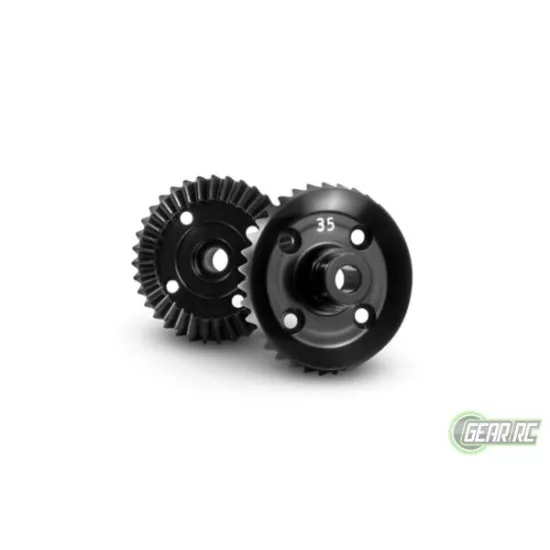 ALU DIFF. BEVEL GEAR 35T - 7075 T6 HARD COATED, X364945