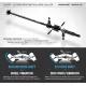 Ecs Front Drive Shaft 81Mm With 2.5Mm Pin - Hudy Spring Steel - Set
