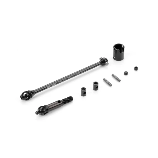 ECS FRONT DRIVE SHAFT 84MM WITH 2.5MM PIN - HUDY SPRING STEEL - SET