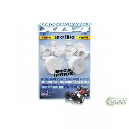 REAR WHEELS AERODISK - WHITE (10), X369901