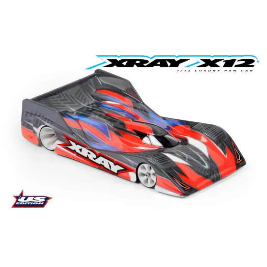 Xray X12 2023 Us Specs - 1/12 Pan Car ( vervangende nummer X370019 / X370020 )