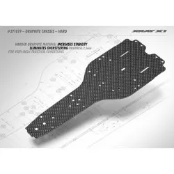 X1'19 GRAPHITE CHASSIS 2.5MM - HARD