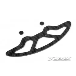 X10 Graphite 2.5Mm Front Bumper & Shims, X371040