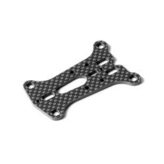 X1'20 GRAPHITE ARM MOUNT PLATE - NARROW TRACK-WIDTH - 2.5MM