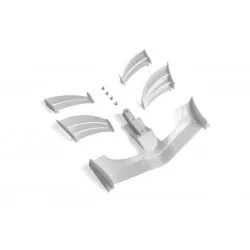 X1 COMPOSITE ADJUSTABLE FRONT WING - WHITE - ETS APPROVED