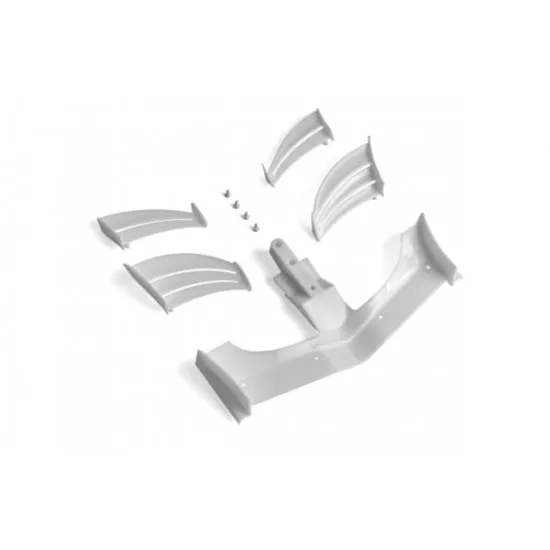 X1 COMPOSITE ADJUSTABLE FRONT WING - WHITE - ETS APPROVED