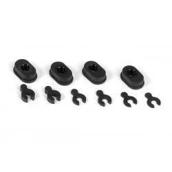 Composite Eccentric Bushings + Caster Clips (2), X372315