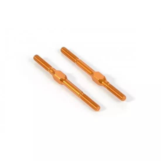 Alu Adj. Turnbuckle M3X42 Mm - Swiss 7075 T6 (2) - Orange, X372610-O