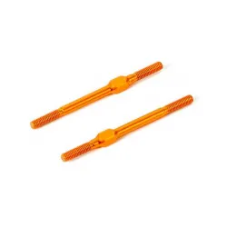 ALU ADJ. TURNBUCKLE M3x51 MM - SWISS 7075 T6 - ORANGE (2)