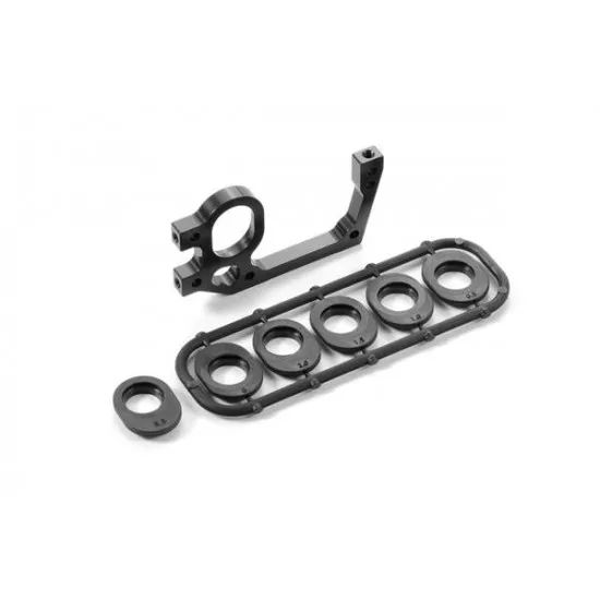 X1 ALU REAR BULKHEAD - LEFT + RIDE HEIGHT ADJUSTERS, X373022