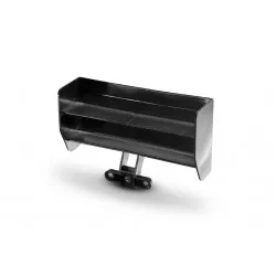 X1 COMPOSITE REAR WING - LIGHTWEIGHT & WIDE - BLACK