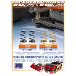 TAPERED SPRING C=1.5-1.6 - SILVER (2)