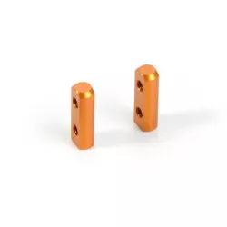 X10 ALU SERVO MOUNT - ORANGE (2), X376255-O